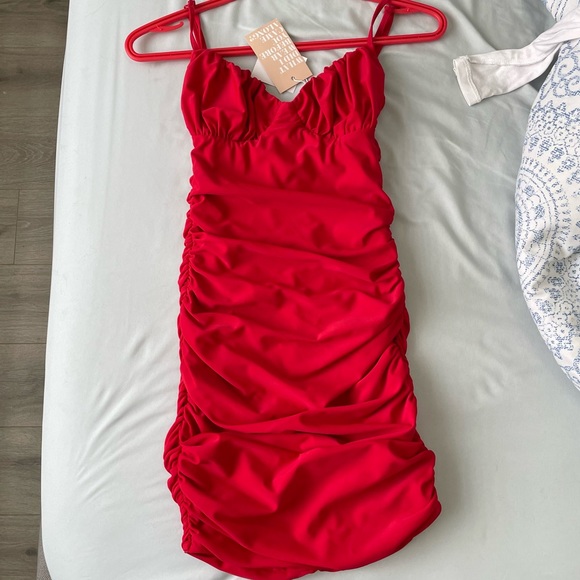 Tiger Mist Red Dress - Picture 3 of 6